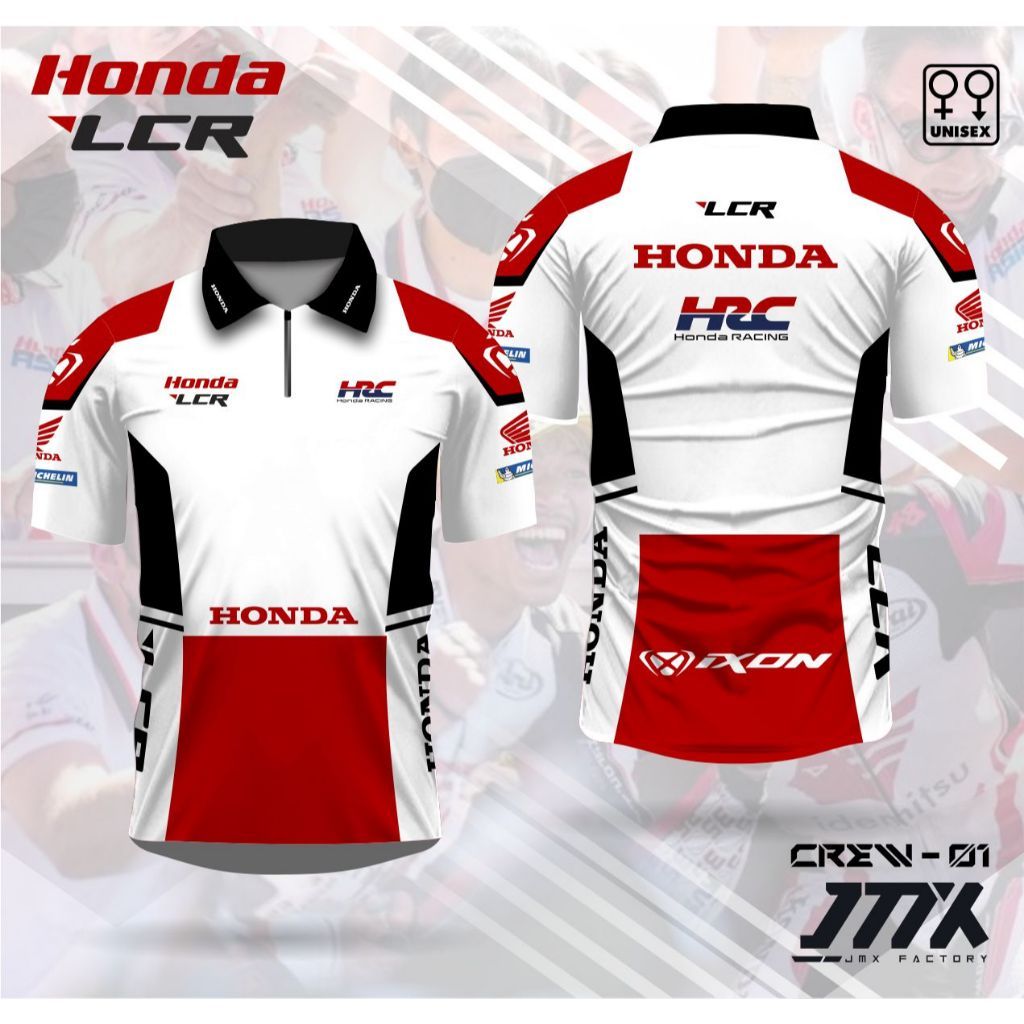 jersey crew motogp honda lcr kaos motogp 2025 kaos jersey racing crew01
