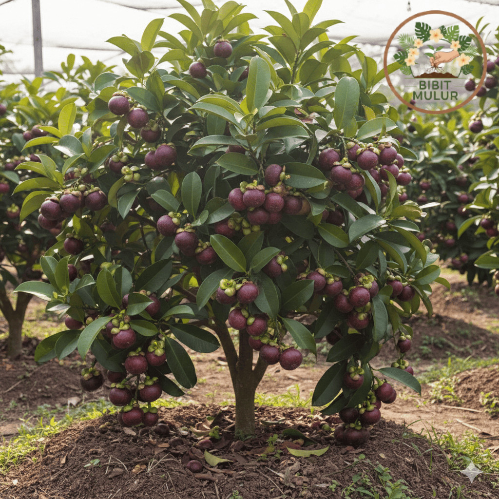 BIBIT MANGGIS BIJI KECIL, TANAMAN BUAH MANGGIS BIJI KECIL ASLI
