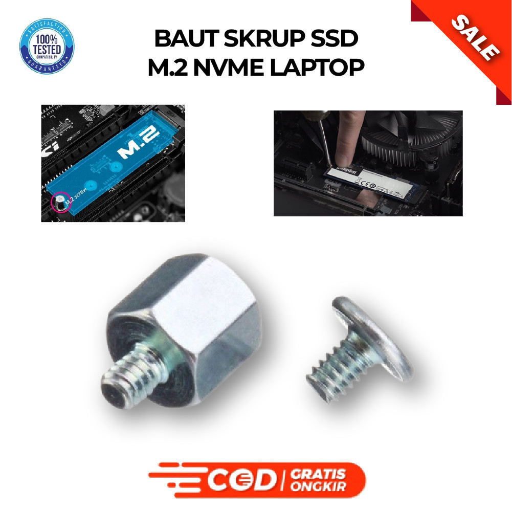 Baut Skrup SSD M.2 NVME Laptop