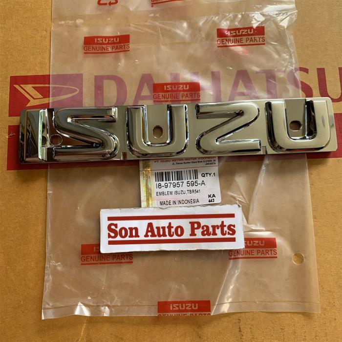 Emblem ISUZU gril depan 595 panther capsul grand touring-pick up TOP
