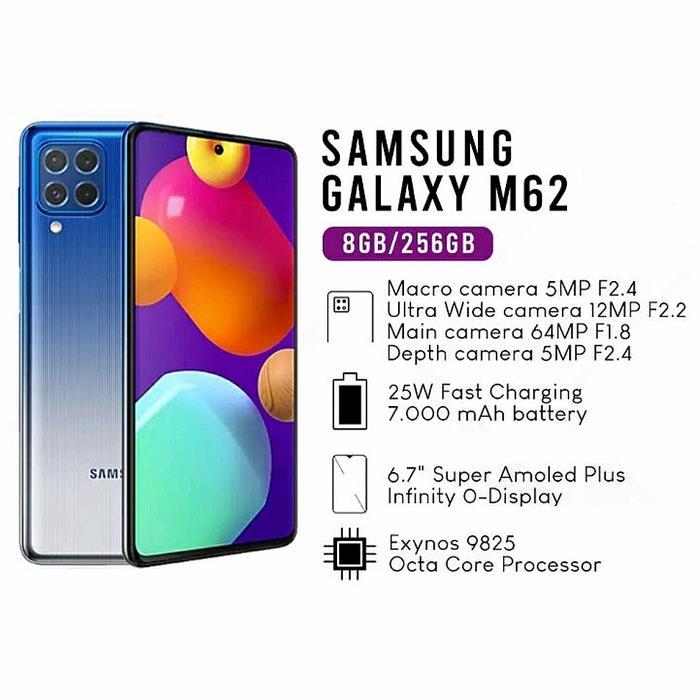 SAMSUNG GALAXY M62 8/256GB GARANSI RESMI SEIN