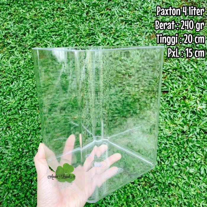 GOJEK Toples acrylic Paxton 4 liter tanpa sambungan toples cupanG - Packing Plastik