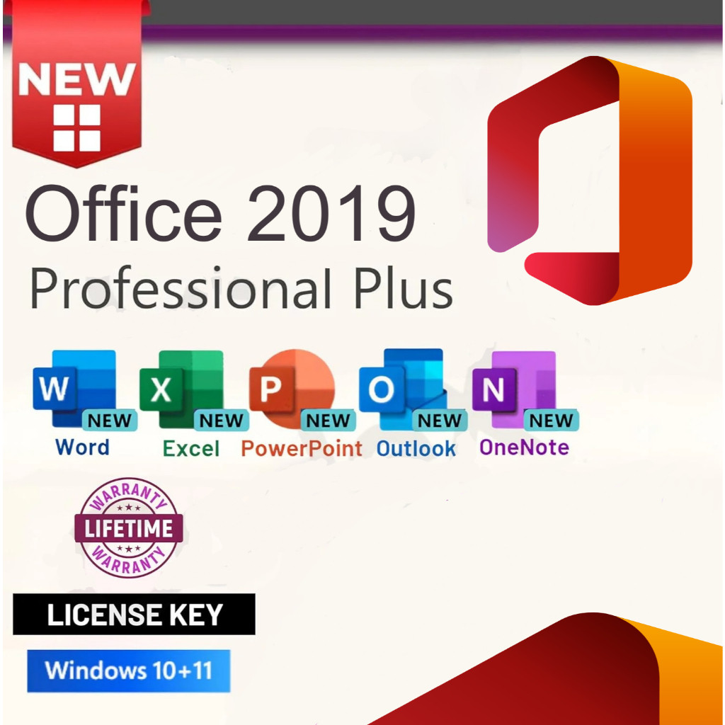 Microsoft Office 2019 Pro Plus Original Key Lifetime