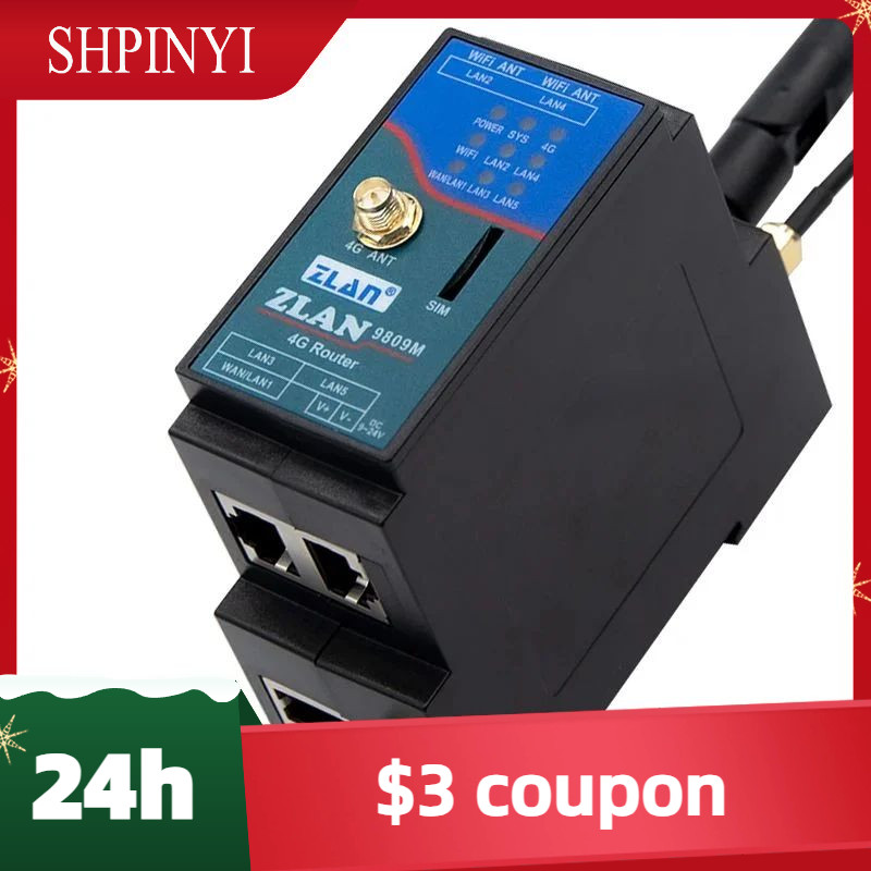 New ZLAN9809M Industrial 4g router 4g lte modem wifi router with sim card small size n