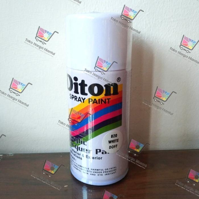 Cat semprot pylox / pilok Diton 300CC (820) White doff ( putih doff )