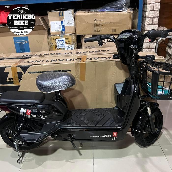 Sepeda Listrik Ebike Gicin8 500Watt 48V 12Ah - Hitam