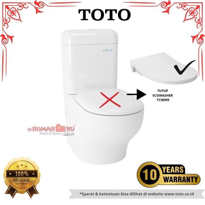Kloset Duduk TOTO CW252PJ S Trap Tutup Ecowasher TCW09S
