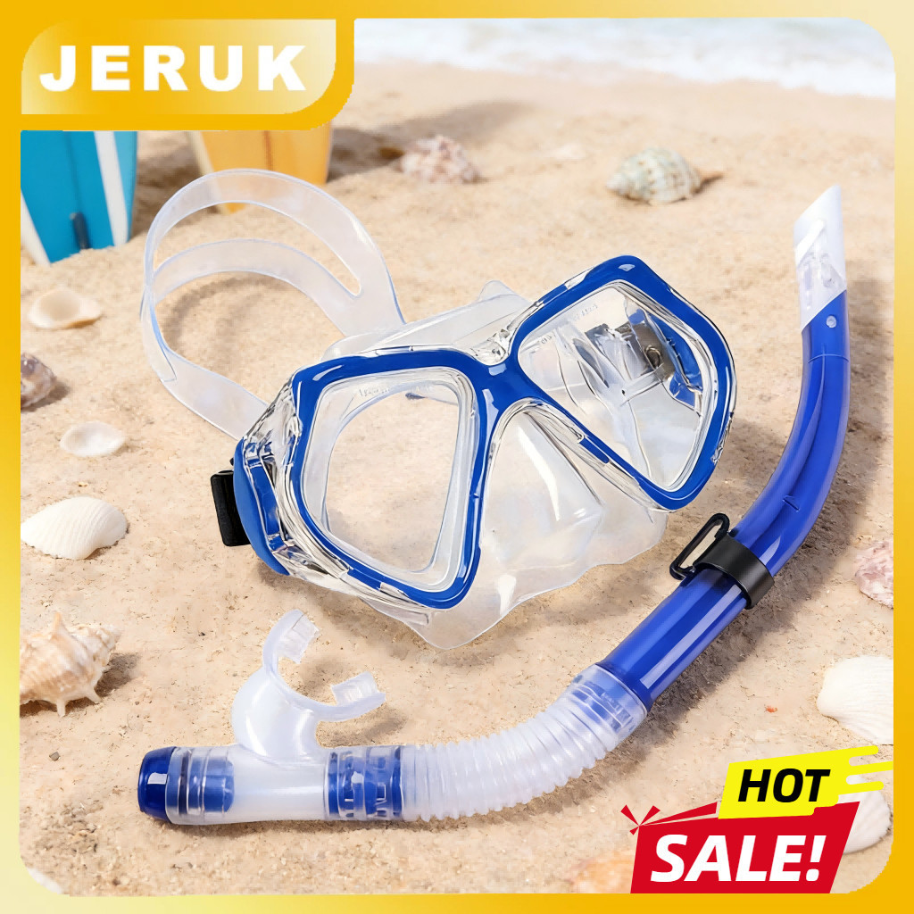 Kacamata Selam Snorkeling Anti Kabut Kaca Tempered Aman Nyaman