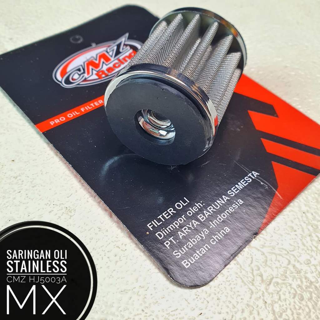 Saringan Filter oli Stainless MX  Vixion Jupiter Z Vega ZR MX King Xabre R15 1S7 WR155R XSR155 MT15 