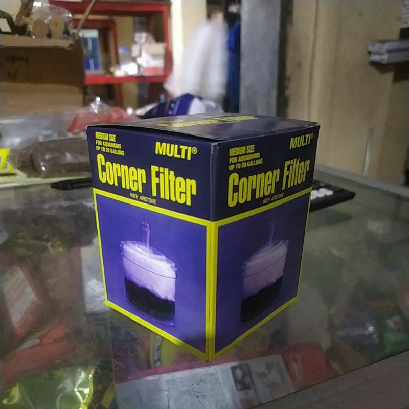 corner filter medium