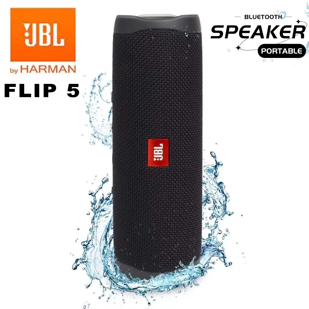 Original JBL Flip 5 Bluetooth Speaker Mini Portable IPX7 Waterproof Wireless Outdoor Stereo Bass Mus