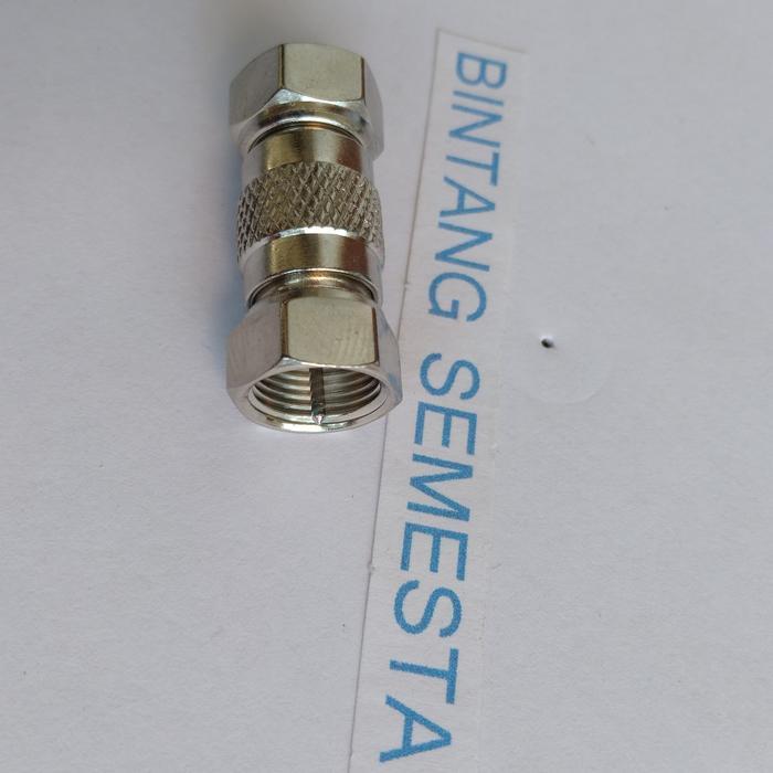 connector f doue male f to male f konektor sambungan