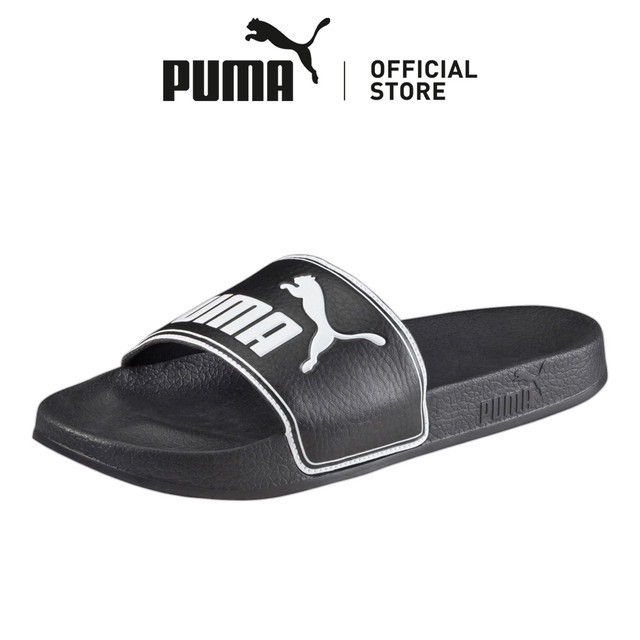 PUMA Sandal Leadcat Slide, Sendal Slop Pria, Unisex Casual Slip-On Sandals