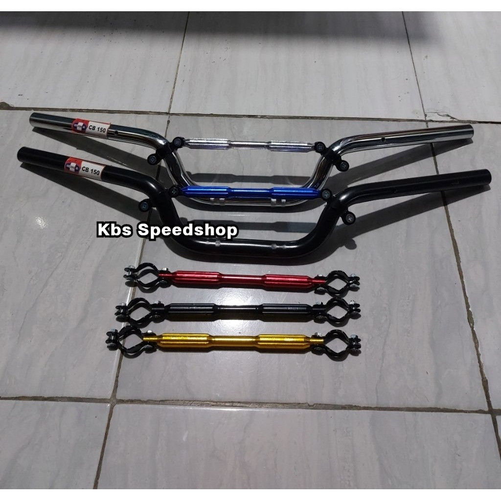 STANG STIR CB150R SET STABILIZER CNC WARNA PNP CB GL MP TIGER MOTOR COSTUM