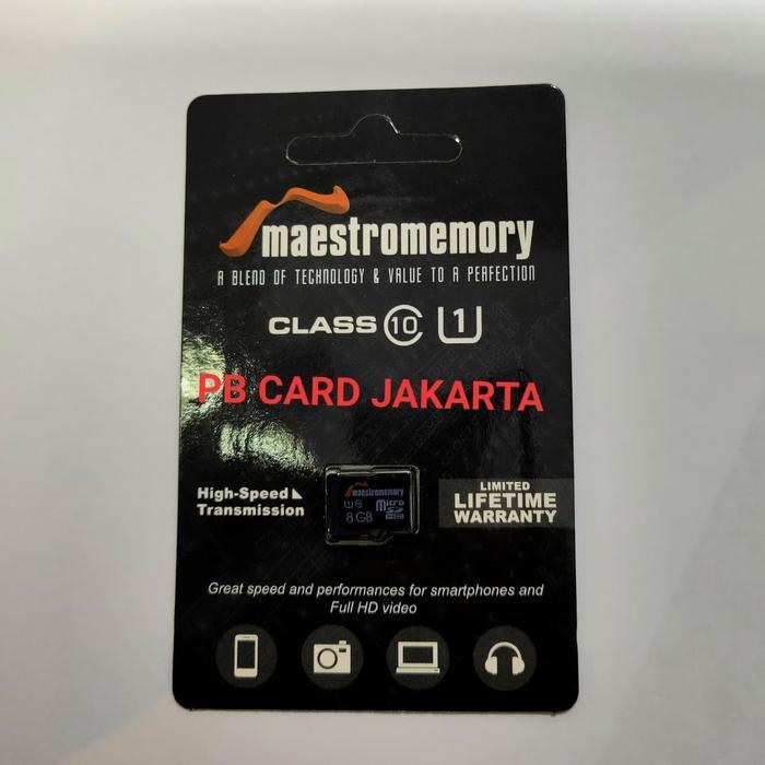 Micro Sd Maestro 8gb class6