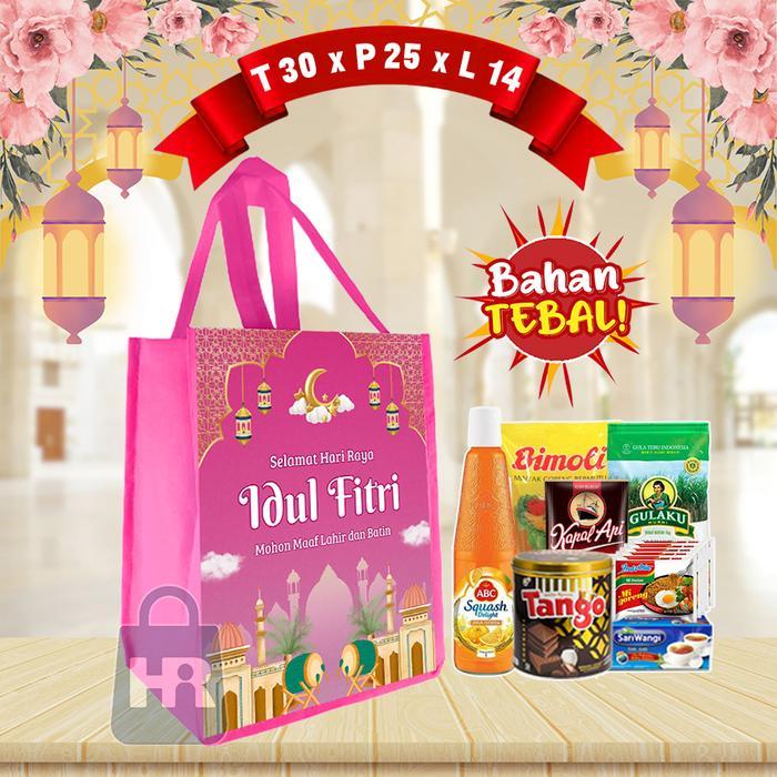 NEW PRODUK (15 pcs) READY STOK  Tas Parcel Lebaran Idul Fitri Ukuran 30x25x14 Tas Parcel Ramadhan Se
