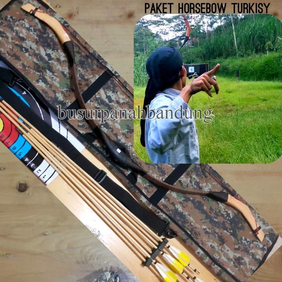 Paket Panahan Dewasa Pro Busur Fiber EFG import 27-50lbs