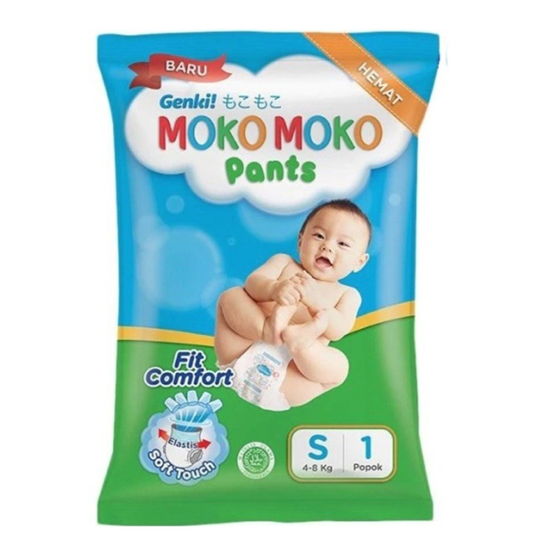 Genki Moko Moko Pants 1 Renceng Isi 6 Small Pusat Grosir