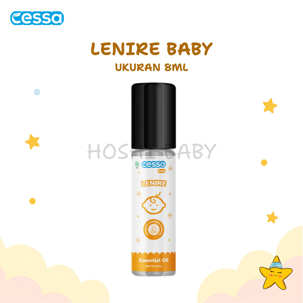 HBK Cessa Baby Lenire 8ml Natural Essential Oil Minyak Bayi Meredakan Perut Kembung Mual