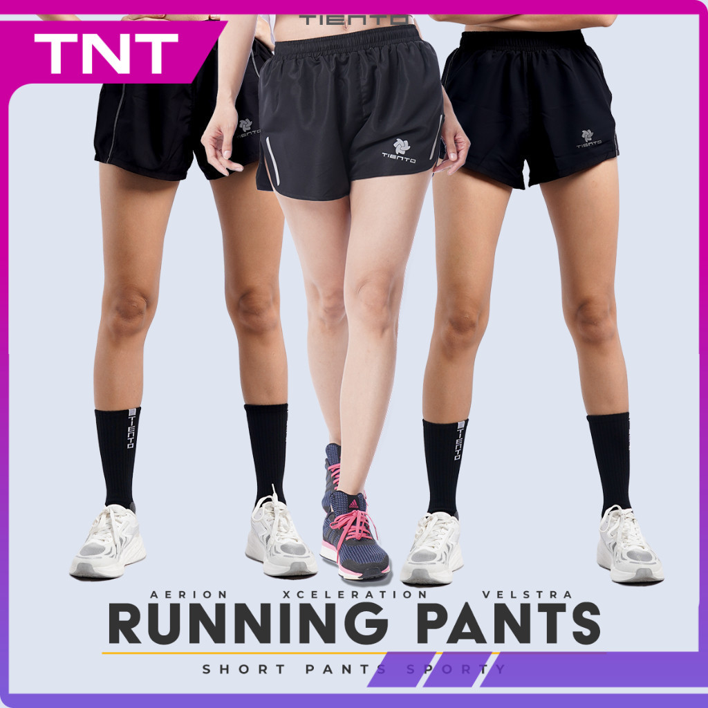 TNT Tiento Celana Pendek Olahraga Lari Wanita Short Pants Running