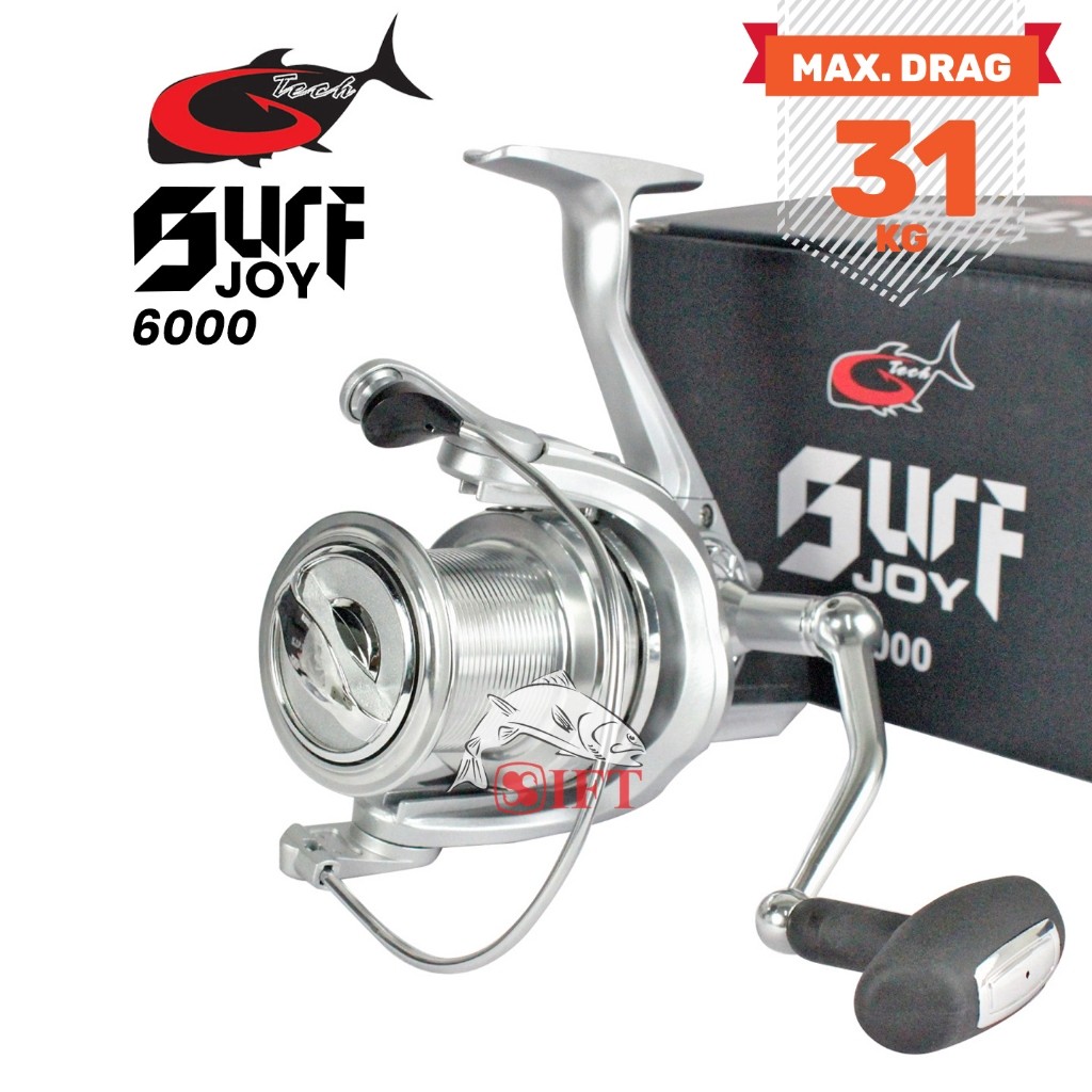 Reel G-TECH SURF JOY 4000 5000 6000 | PH Power Handle | Pasiran Pantai Laut Resmi GTech