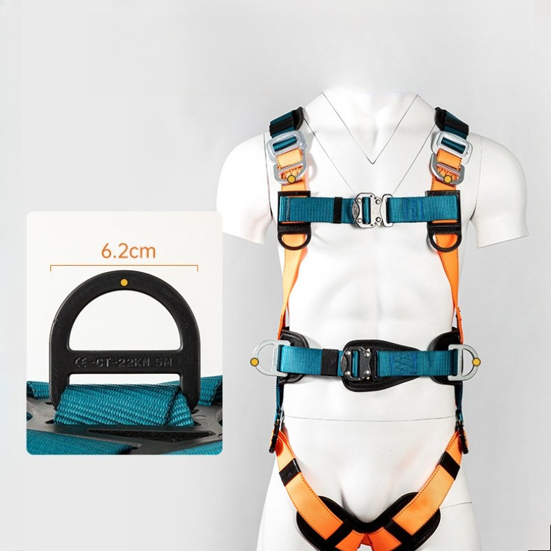 Fall Protection Harness Climbing Harness Safety Belt Five-Point Climbing Belt Fall Protection Constr