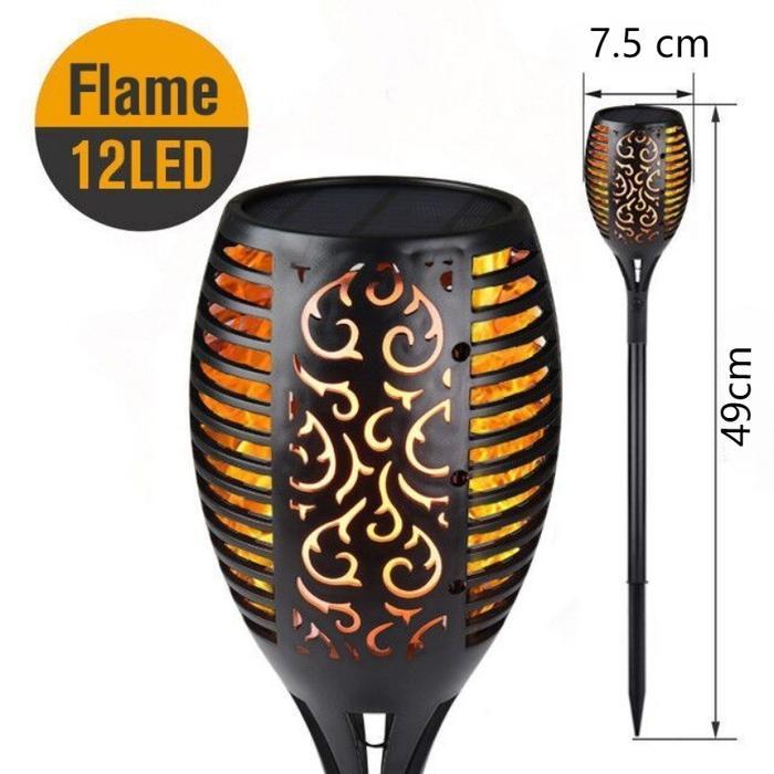 Lampu Obor Taman Tenaga Surya/Lampu Taman Obor Solar LED/Lampu Taman Obor Solar LED/Lampu Taman Sola