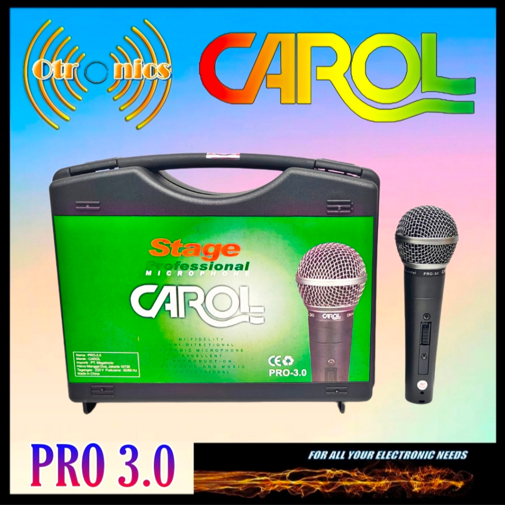 Mic Kabel Carol PRO 3.0 Microphone Carol
