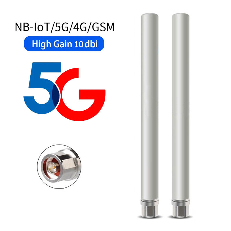 2.4G 5.8G 5G Helium Fiberglass Antenna High Gain 12dbi Omni Outdoor Waterproof Aerial  Wireless Rece