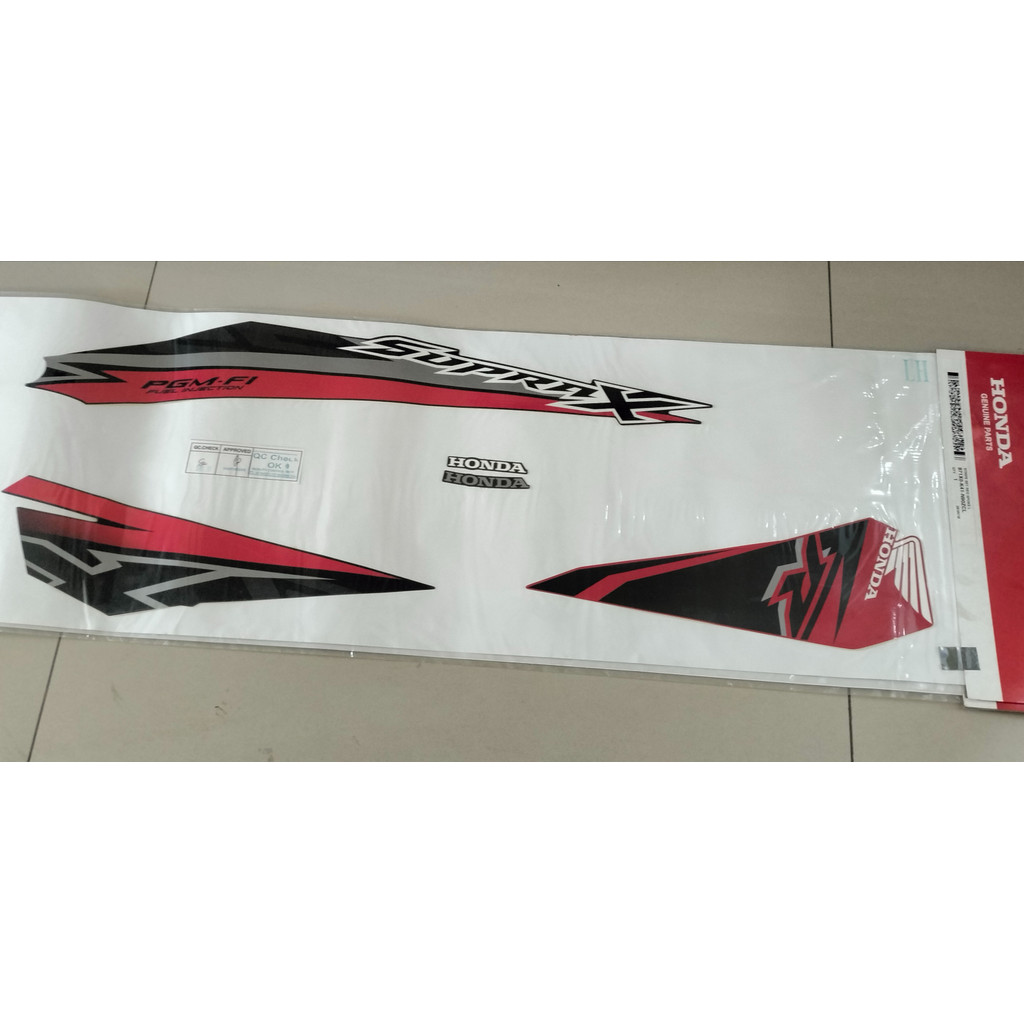STRIPING KIRI SUPRA X 871-X0-K41-N90ZCL ORIGINAL