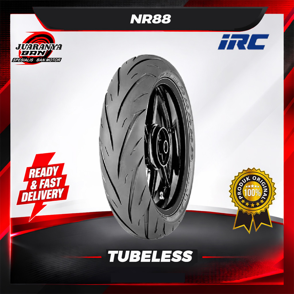 Ban motor bebek tubeless IRC Exato 90 80 17 NR88