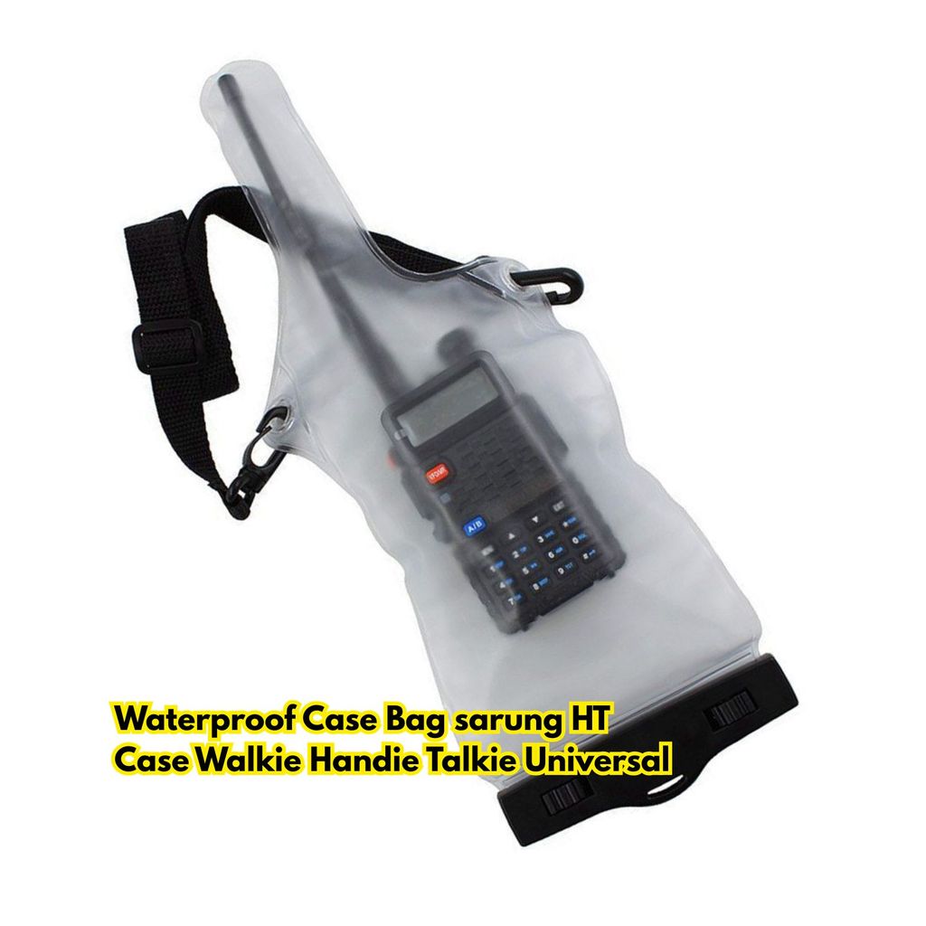 Waterproof Case Bag sarung HT Case Walkie Handie Talkie Universal Casing Anti Air HT BR366