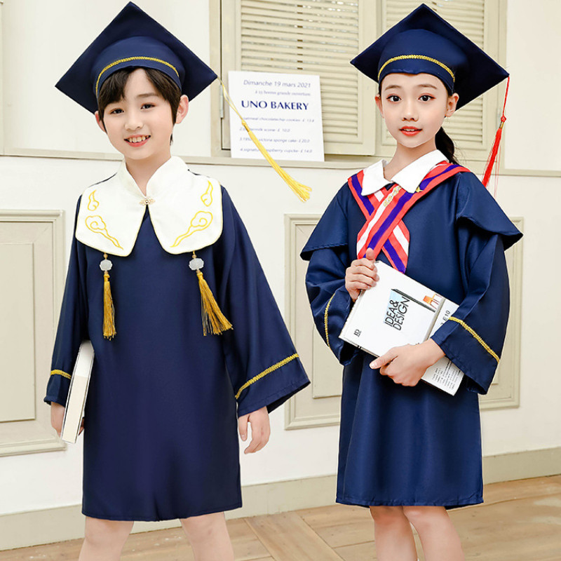 Mentari Kecil Pakaian formal, jubah wisuda, topi wisuda, pakaian pertunjukan, gaun pertunjukan