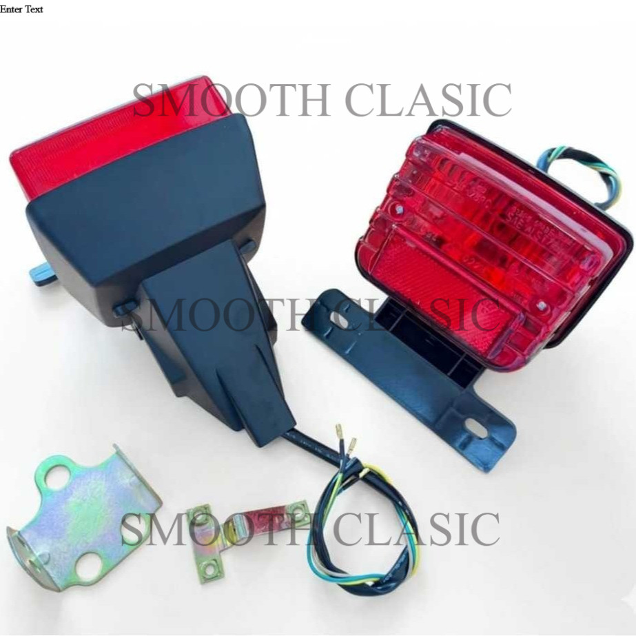 Stoplamp Honda Win Import | Lampu Belakang Win 100 Lengkap Dudukan | Stop Lamp Motor Classic