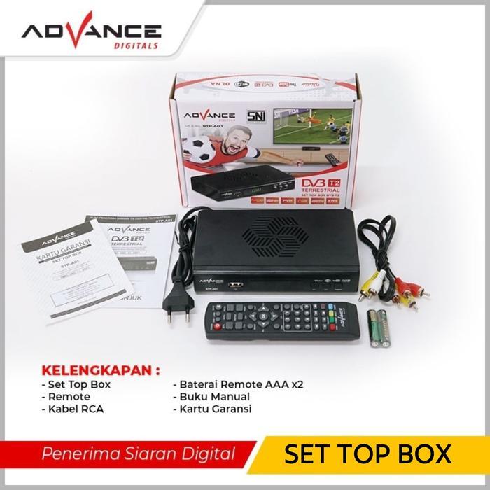 Advance STB Set Top Box TV Digital Receiver Penerima Siaran Full HD - STB ADVANCE