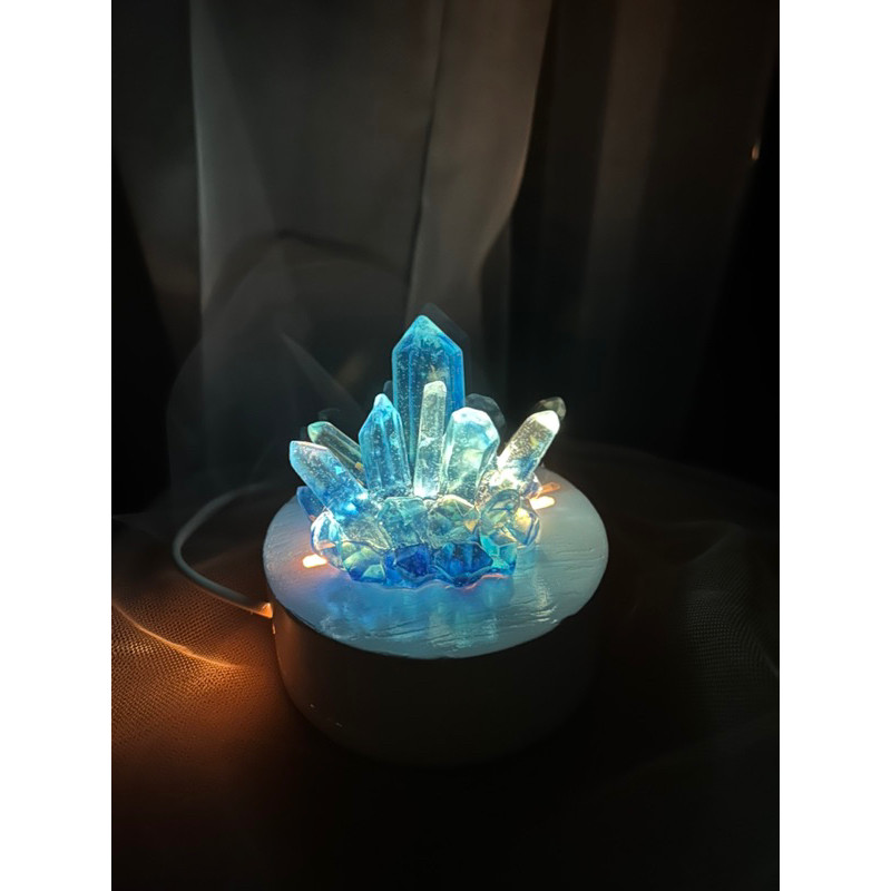 READY Lampu Tidur Crystal Lamp Night Light Resin Hadiah Dekor