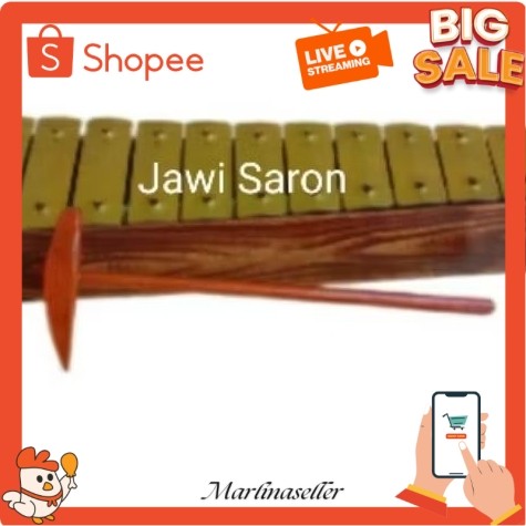 Paling Laris Pemukul Gamelan Gambang Saron Mini Mainan Anak BA