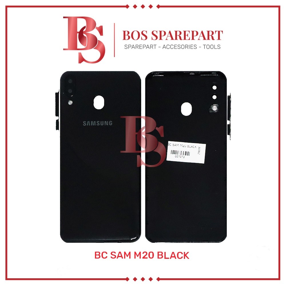 Bos Sparepart Jakarta - TUTUP BELAKANG SAMSUNG M20  / M205  BACK DOOR / BACK COVER