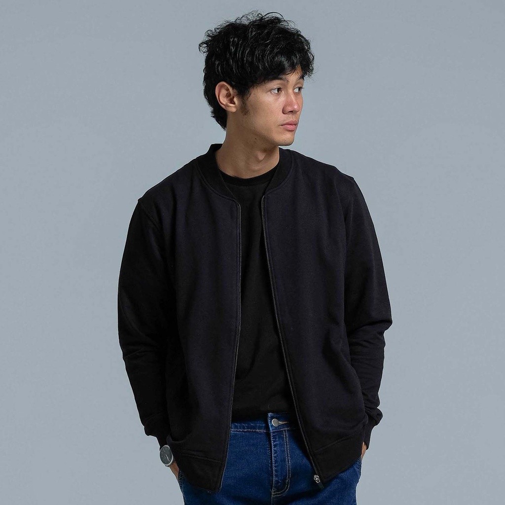 PROMO JB - Jacket Bary Black - Jaket Kasual Pria