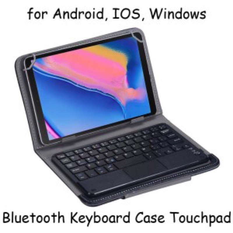 -TERMURAH- Keyboard Removable Touchpad Case Cover Samsung Tab A 8.0 2019 P200 P205