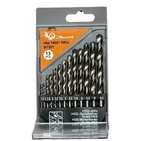 Mata bor set besi 13 pcs / mata bor besi set 13pcs / mata bor metal