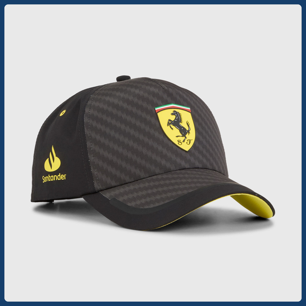 Topi Baseball Tim F1 2024 GP Monza Leclerc dan Topi Baseball F1 Sainz