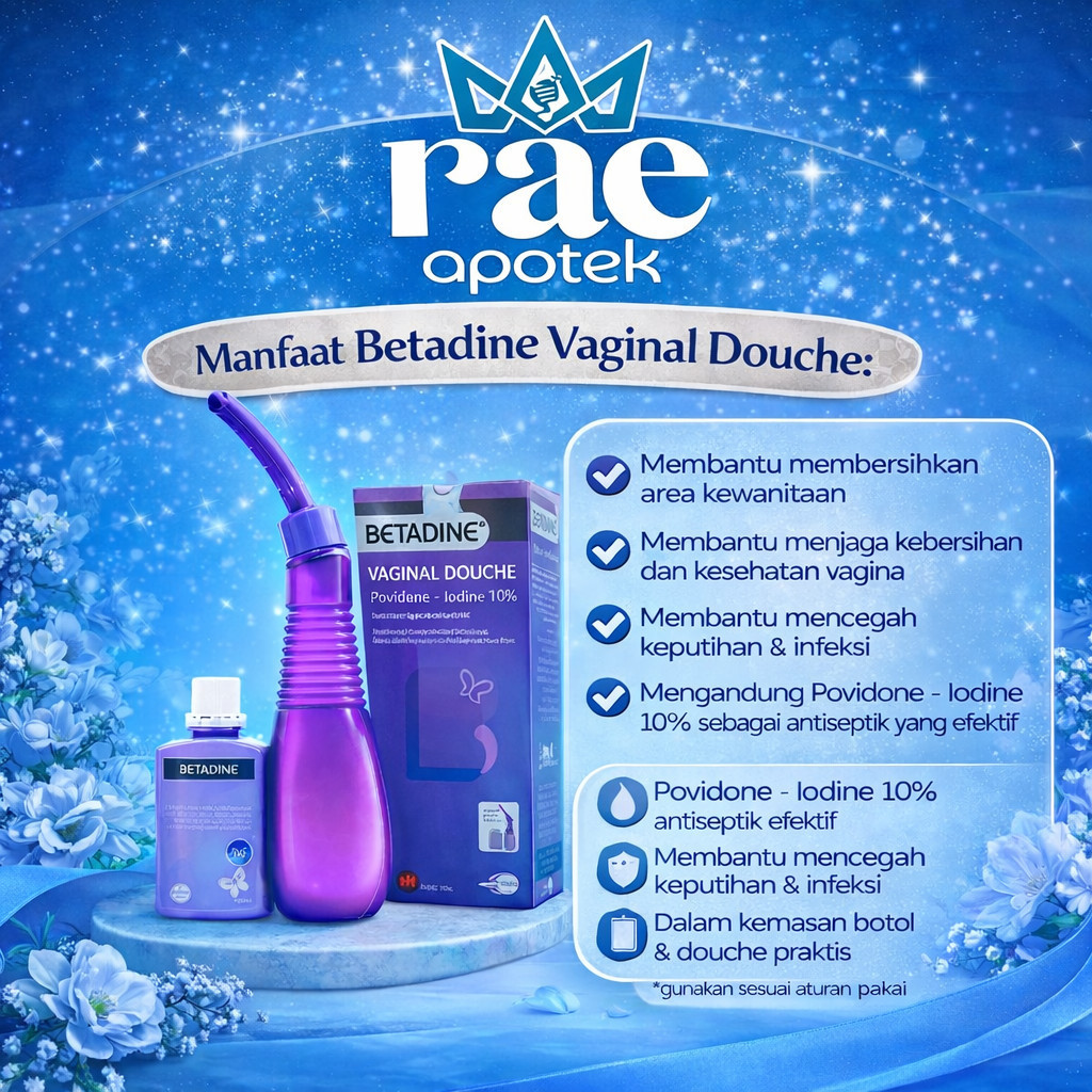 Betadine Douche Set 100 ML