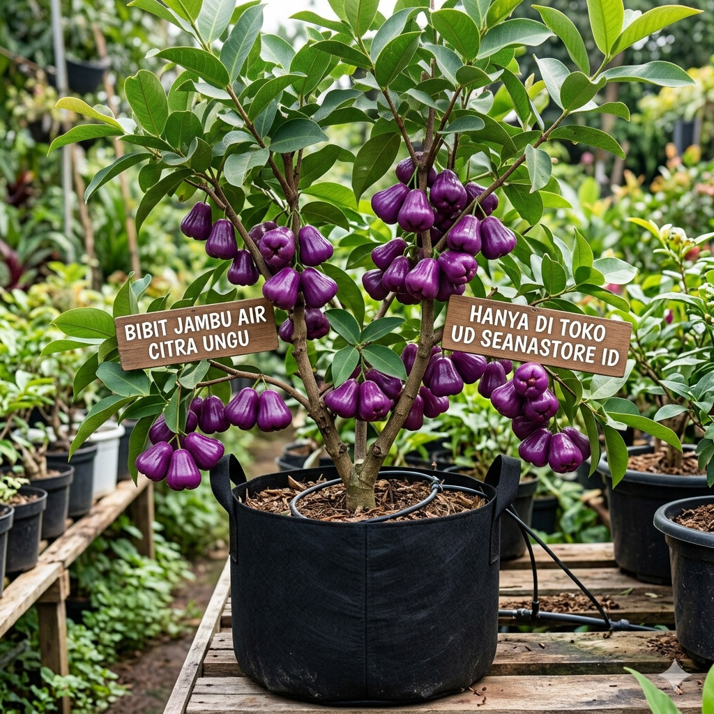 Bibit Jambu Citra Ungu Hasil Okulasi | Jambu Air Ungu UD SEANASTORE ID