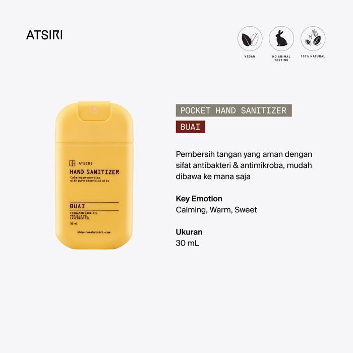 ATSIRI BUAI Pocket Hand Sanitizer Pembersih Tangan