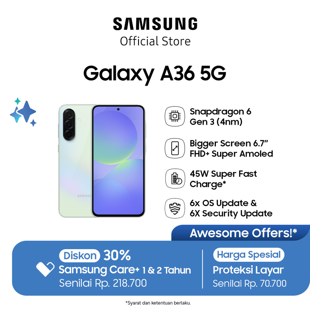 Samsung Galaxy A36 5G 8/256GB - Awesome Lime