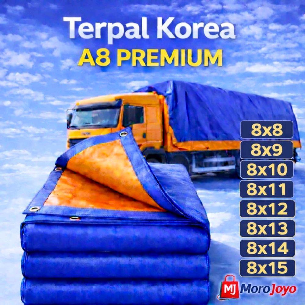 Terpal Korea A8 biru Oren 8x8 8x9 8x10 8x11 8x12 8x13 8x14 8x15 terpal tenda terpal plastik terpal t