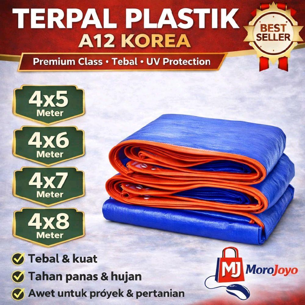 Terpal Korea A12 4x5 4x6 4x7 4x8 4x9 terpal plastik terpal tenda Terpal anti air Terpal kuat terpal 