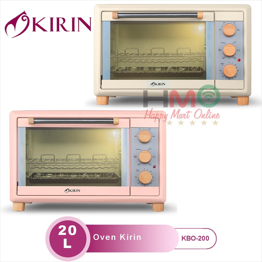 Kirin Oven 20 Liter Low Watt KBO-200 Oven Omni Toaster Pemanggang Elektrik Kirin 20L KBO 200 Best Se