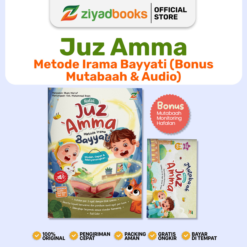 Ziyadbooks - Juz Amma Hafalan dan Mutabaah Metode Irama Bayyati